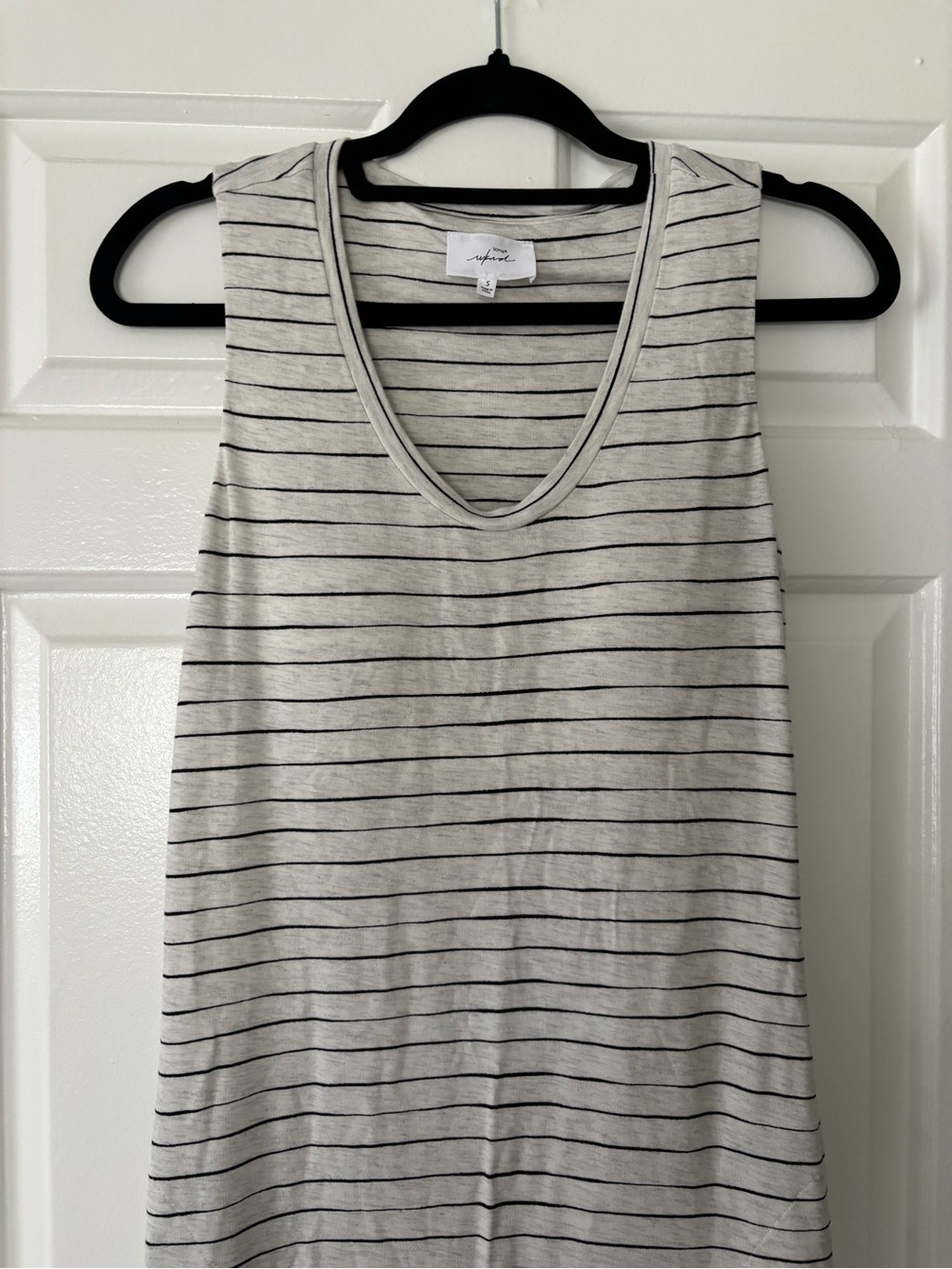 Soma UpKind Built-In Bra Striped Maxi Dress - Size Small - Like New - Picture 5 of 6